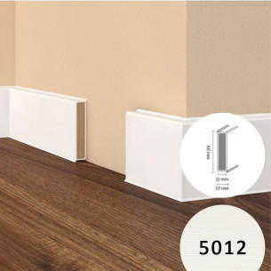 Плінтус Doellken Cubu flex life 5012 білий 60mm